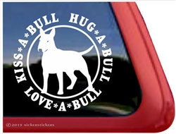 Bull Terrier Window Decal