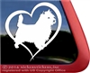 Heart Cairn Terrier Dog iPad Car Truck Window Decal Sticker