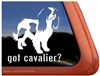 Cavalier King Charles Spaniel Window Decal