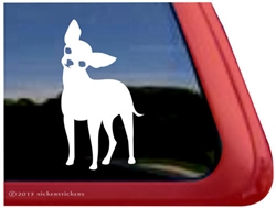 Custom Chihuahua Dog Vinyl Car Truck RV Window Decal Sticker