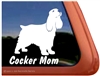 Cocker Spaniel Window Decal