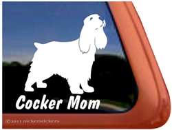 Cocker Spaniel Window Decal