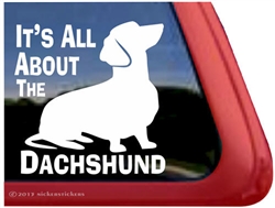 Dachshund Window Decal