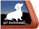 Dachshund Window Decal