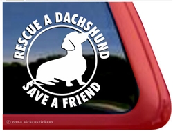 Dachshund Window Decal