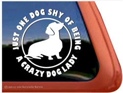 Dachshund Window Decal