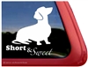 Dachshund Window Decal