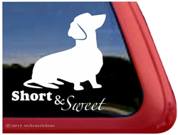 Dachshund Window Decal