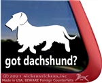 Dachshund Window Decal