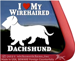 Dachshund Window Decal