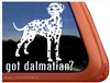 Dalmation Window Decal