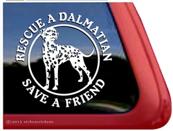 Dalmatian Window Decal