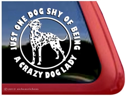 Dalmatian Window Decal