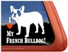 French Bulldog Window Decal