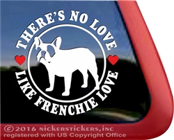 French Bulldog Window Decal