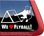 Flyball Dog Sport Australian Shepherd Border Collie Car Truck RV Window Decal Sticker