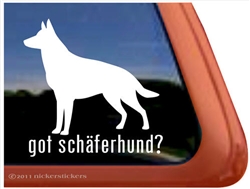 German Shepherd Window Decal