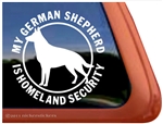 German Shepherd Window Decal