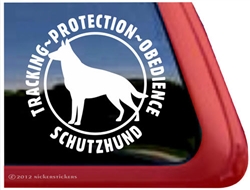 German Shepherd Window Decal