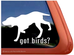 Bird Dog Window Decal