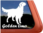 Golden Retriever Window Decal