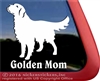 Golden Mom Golden Retriever Dog Car Truck RV Window Decal Sticker
