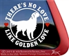 Golden Retriever Dog Car Truck RV Window Decal Sticker