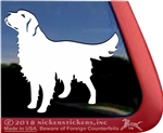 Custom Golden Retriever Car Truck RV Window Decal Sticker