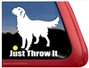 Golden Retriever Window Decal