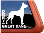 Great Dane Window Decal