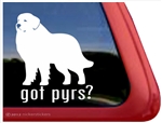 Great Pyrenees Window Decal