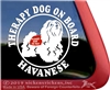 Havanese Window Decal