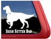 Irish Setter Window Decal