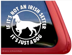 Irish Setter Window Decal