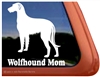 Irish Wolfhound Window Decal