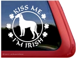 Irish Wolfhound Window Decal