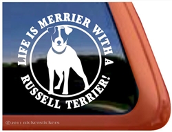 Jack Russell Terrier Window Decal