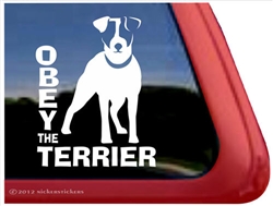 Jack Russell Terrier Window Decal