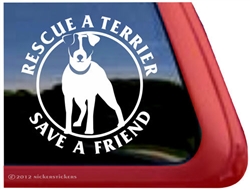 Jack Russell Terrier Window Decal