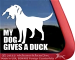 Labrador Retriever Hunting Dog Truck Car Window iPad Decal Sticker