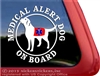 Service Dog Labrador Retriever iPad Car Truck Window Decal Sticker