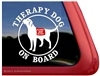 Labrador Retriever Therapy Dog iPad Car Truck Window Decal Sticker