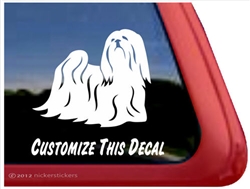 Lhasa Apso Window Decal