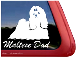 Maltese Window Decal