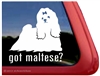 Maltese Window Decal