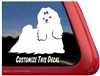 Maltese Window Decal