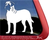 English Mastiff Window Decal