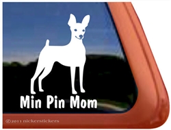 Miniature Pinscher Window Decal