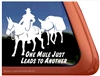 Mule Packing Window Decal