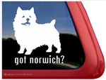 Norwich Terrier Window Decal